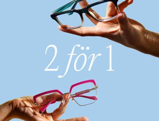 2 for 1 – Get your second pair for free!