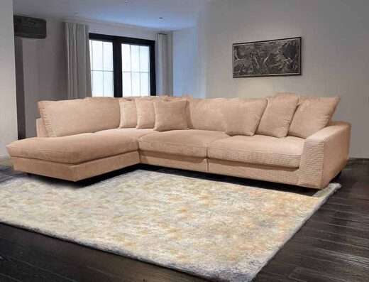 Rio soffa med schäslong 340 Camel